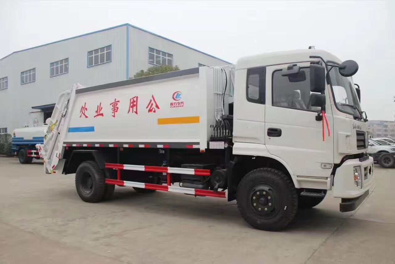 壓縮垃圾車圖片