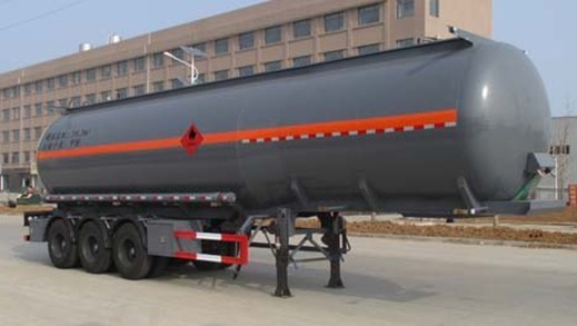 甲醇乙醇介質(zhì)化工液體半掛運(yùn)輸車圖片